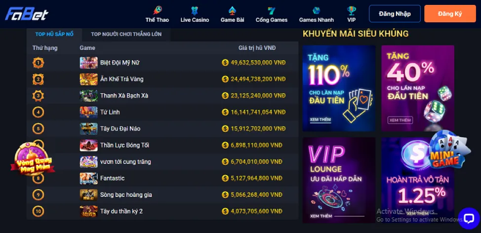 Chơi game có trách nhiệm tại 6ff5